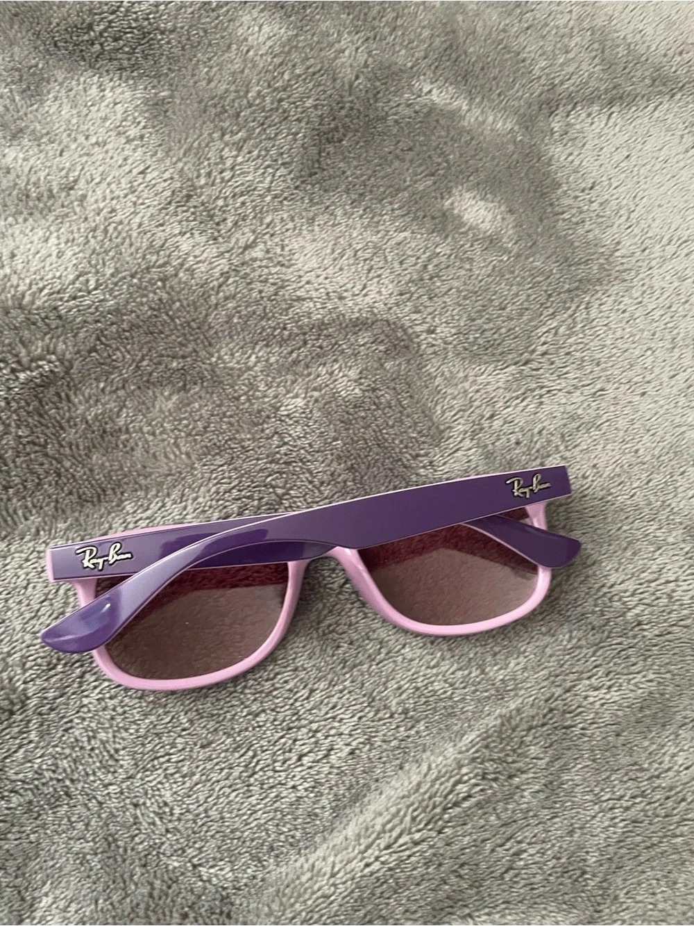 Purple Kids Ray-Bans. Never Worn. New, With Drawstring Bag
